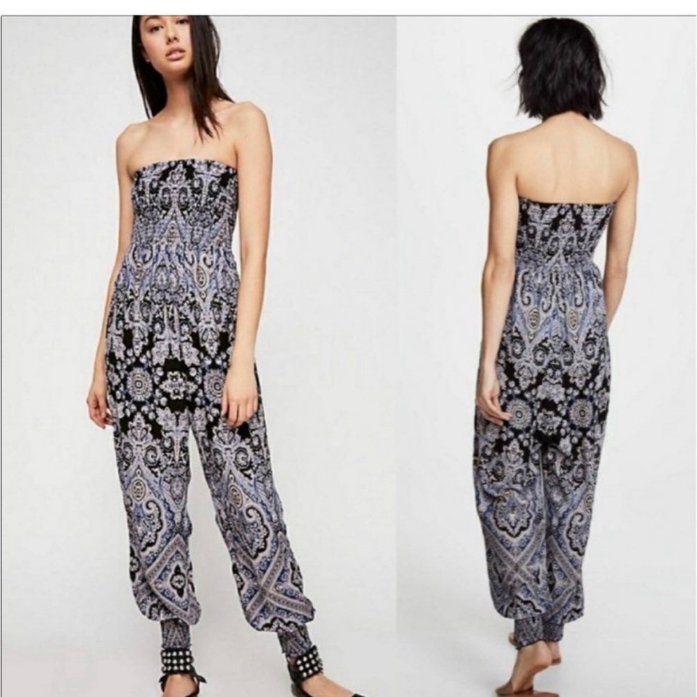 Free People Paisley Jumpsuit